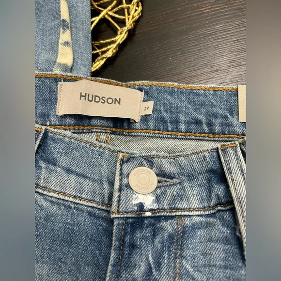 Hudson Jeans Walker Kick Flare Jean Men's in Painter Blue, 29 - Picture 9 of 12